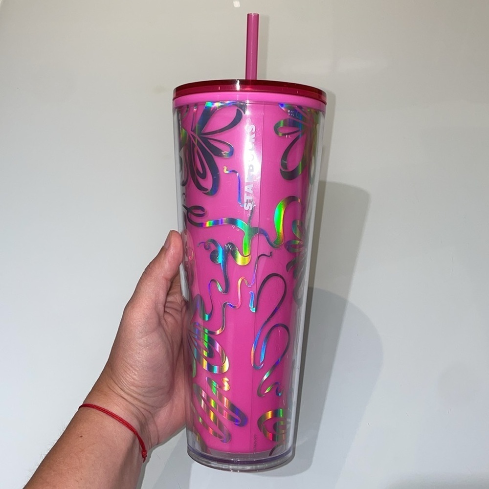 Starbucks Limited Edition Holiday 2023 Hot Pink / Color Changing Venti Tumbler